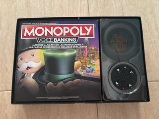 Monopoly Voice Banking Juego de Mesa (perfecto)