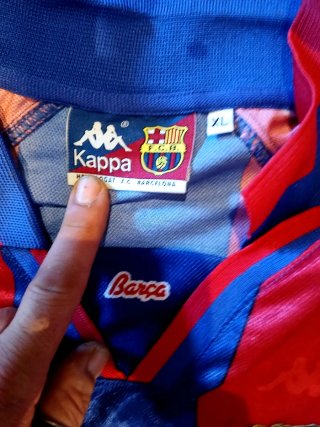 Camiseta Ronaldo Nazario Firmada Kappa Barça