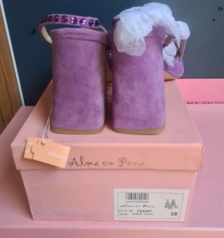 Sandalias ante Violeta Alma en Pena  T38 (NUEVAS)