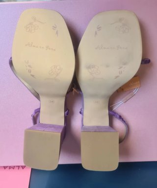 Sandalias ante Violeta Alma en Pena  T38 (NUEVAS)