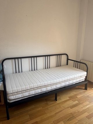 Sofa cama extensible twin con 2 colchones