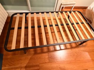 Somier plegable cama 90 con colchón