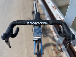 Bicicleta de carretera Canyon Azul