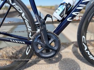 Bicicleta de carretera Canyon Azul