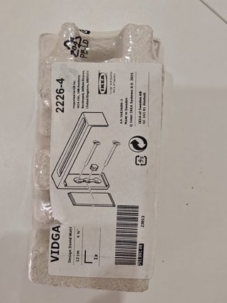Soporte riel cortina Ikea Vidga 12cm