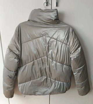 Plumas gris mujer talla XS