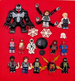 Set de personajes de Marvel Spider-Man Superhéroes