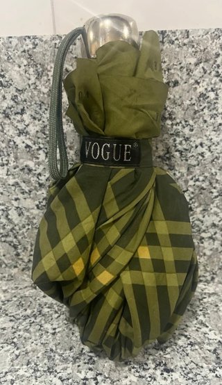 Paraguas Vogue Compacto Verde y Amarillo