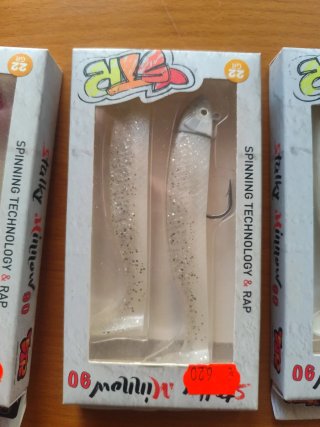 3 señuelos Stalky Minnow 90 22g