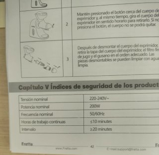 Licuadora de prensado