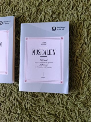 Cuadernos de música Breitkopf & Härtel
