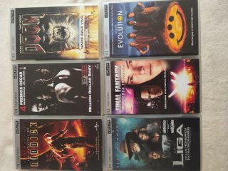 Películas UMD PSP: Doom, Riddick, Baby, Evolution