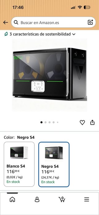 SUNLU Filadryer S4 Impresora 3D