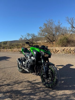 Kawasaki Z900 Naked Verde/Negra