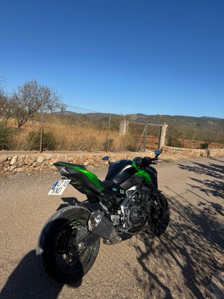 Kawasaki Z900 Naked Verde/Negra