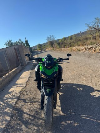 Kawasaki Z900 Naked Verde/Negra