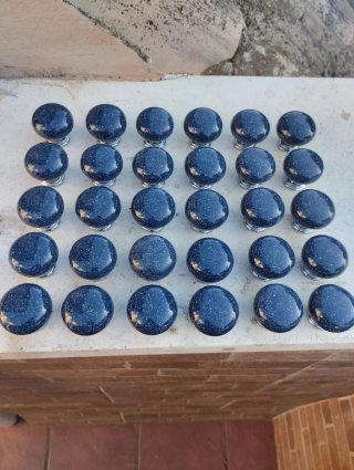 Tiradores de granito azul (30uds)