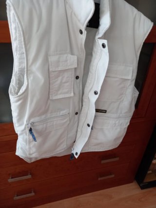 Chaleco METEO blanco talla M