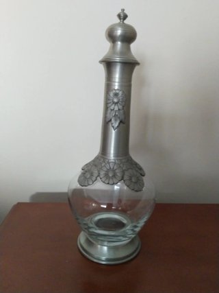Juego Decorativo Plata y Cristal
