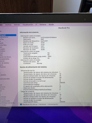 MacBook Pro 15 2015 Plata