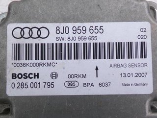8j0 959 655 centralita airbag audi tt 2.0 80582