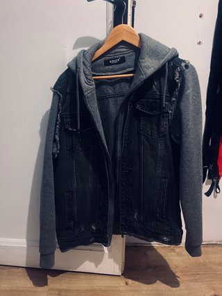 Chaqueta tejana con capucha Enos