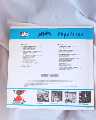 Vinil Marchas Populares de Lisboa Portugal
