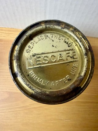 Lata Antigua Nescafé Nestlé Inglesa