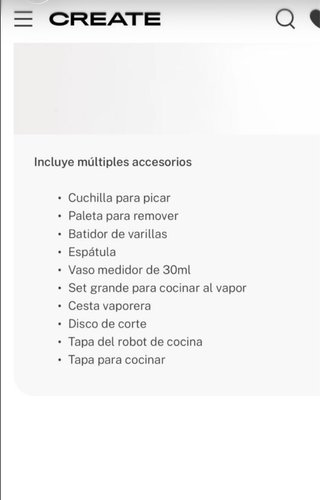 Robot Cocina CREATE Chefbot