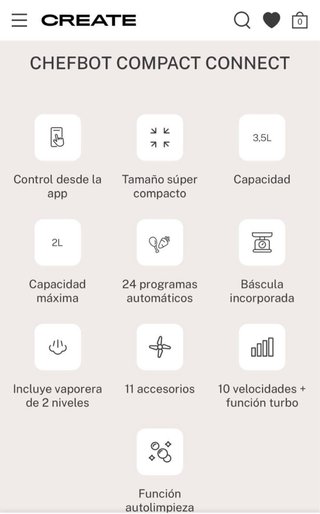Robot Cocina CREATE Chefbot