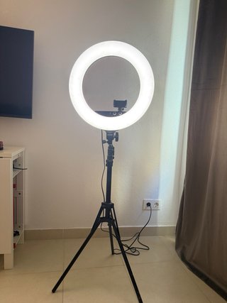 luz circular LED para hechar fotos