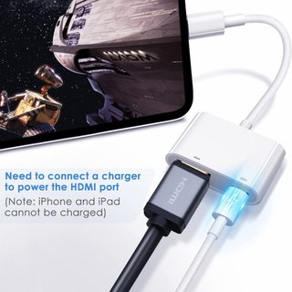 Adaptador Lightning a HDMI Macho/Hembra