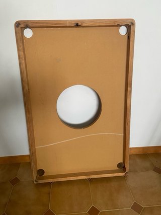 Tarima brasero de madera