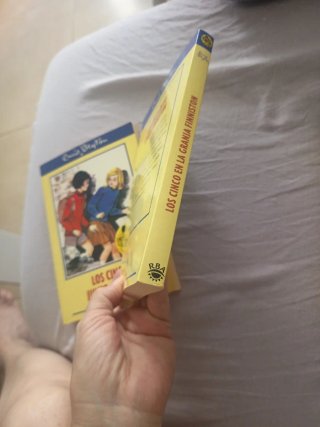 Lote 4 libros Los Cinco de Enid Blyton