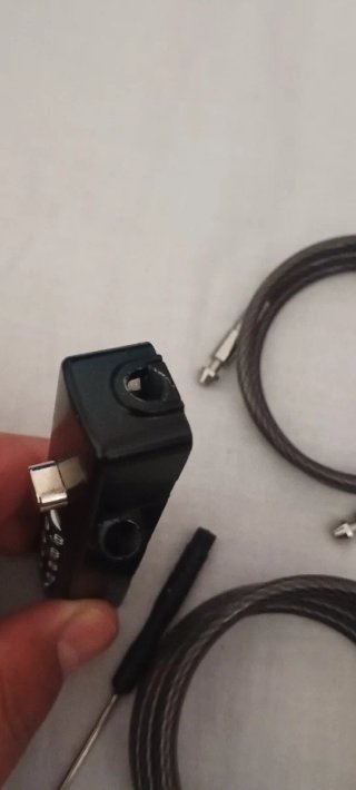 Candado Cable Combinación 3-en-1
