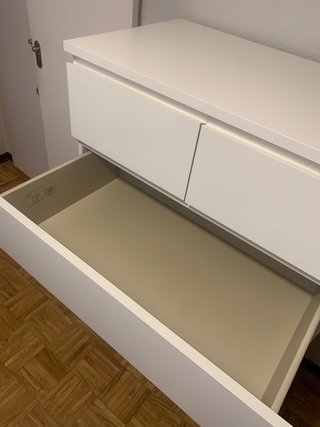 Cómoda blanca Ikea 6 cajones