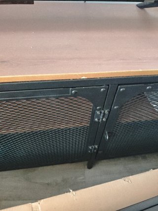 URGE Mueble TV FJÄLLBO Ikea Negro/Madera