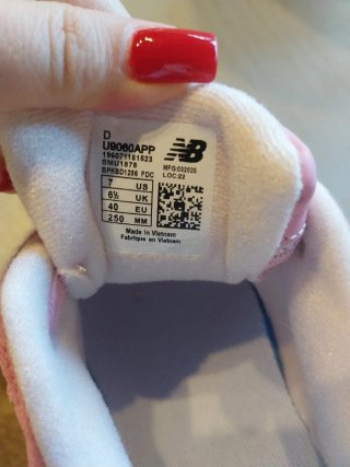 New Balance Sneakers Rosa Talla 40