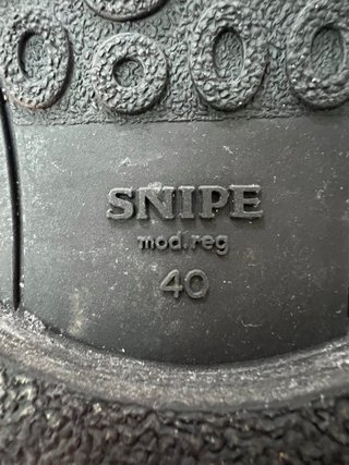 Mocasines Snipe Piel Negra Talla 40