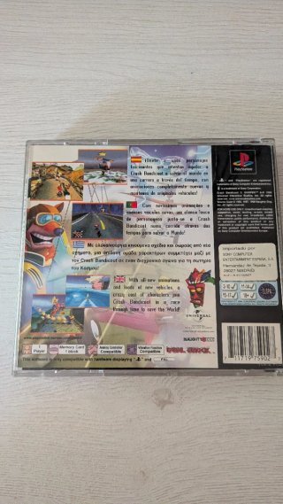 Crash Bandicoot Warped PS1 PAL Spagna