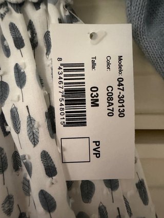Vestido Martin Aranda bebé 3 meses sin estrenar