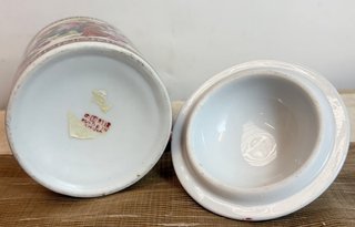 Lote 4 Tazas Té Porcelana con Tapa