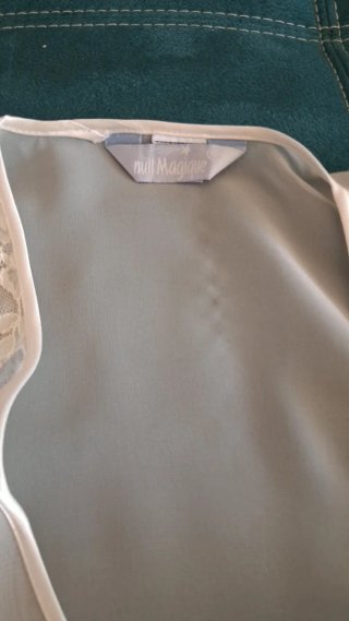 Camisón y bata novia encaje blanco