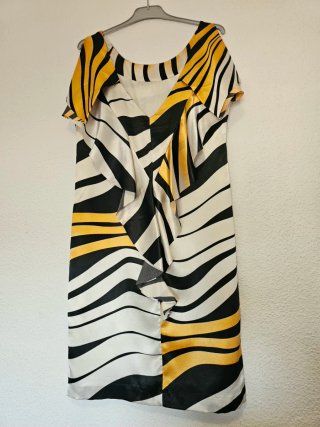 Vestido fiesta estampado talla 38