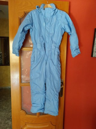Mono de esquí azul para niño/niña