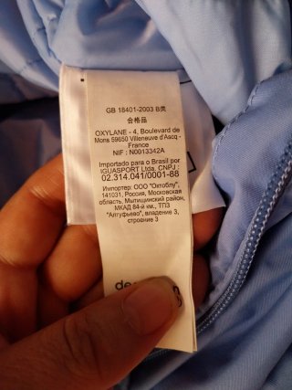 Mono de esquí azul para niño/niña
