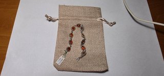 Bracciale vintage argento 925 e ambra naturale