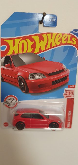 Hot Wheels Honda Civic Type R Vermelho