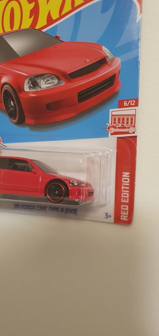 Hot Wheels Honda Civic Type R Vermelho