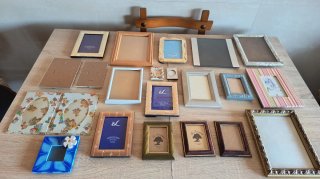 Lote de 21 marcos de fotos variados